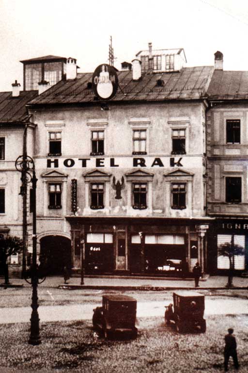 hotel Rak v roku 1928